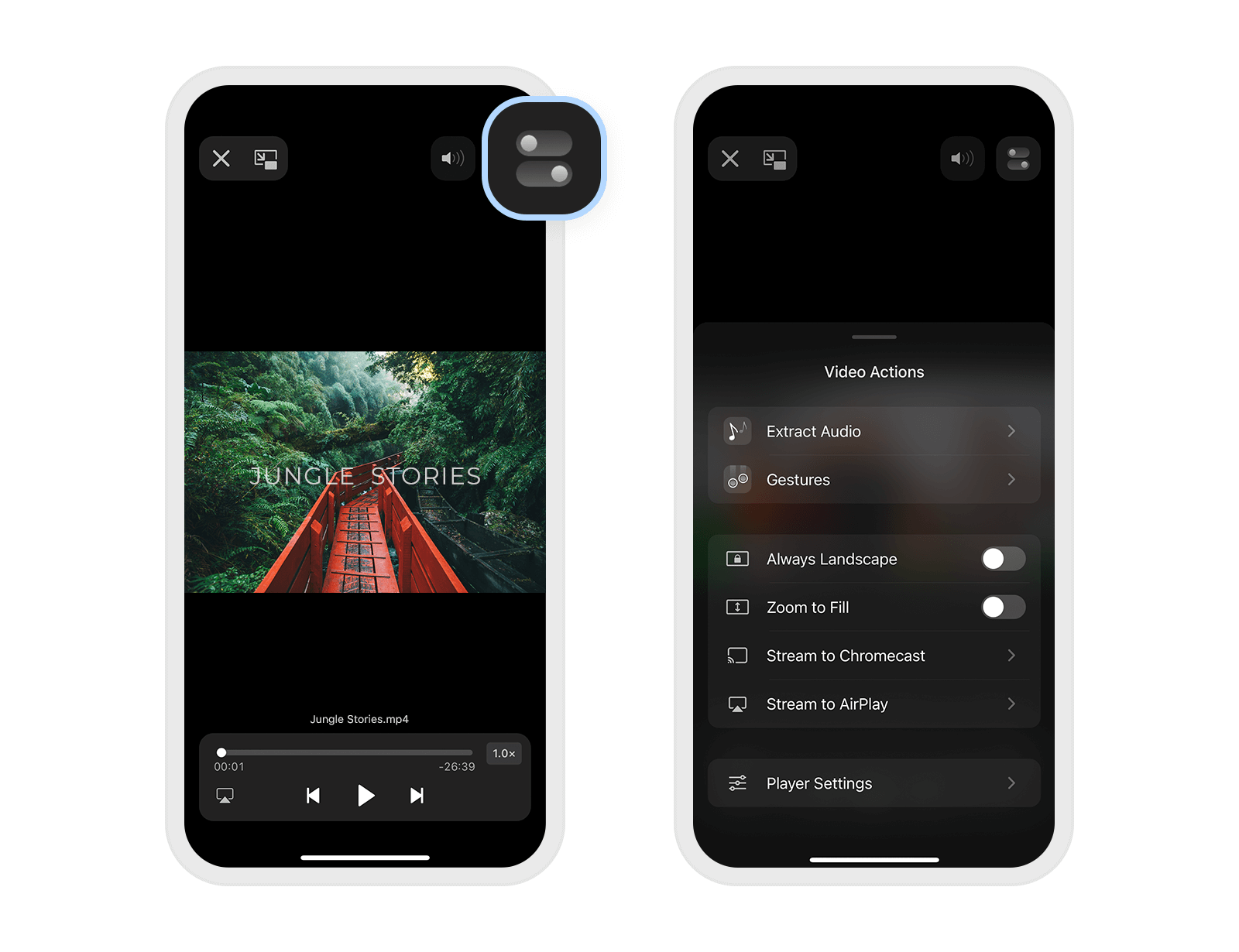 how to separate audio from video on iPhone and iPad